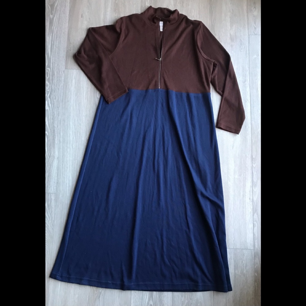 Diane Von Furstenberg Color Block Dress size 1X